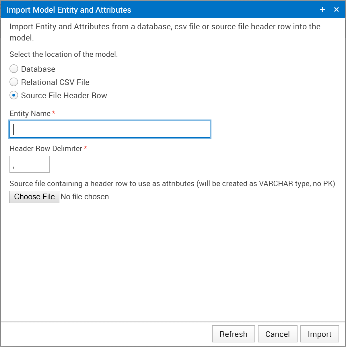 models import header model