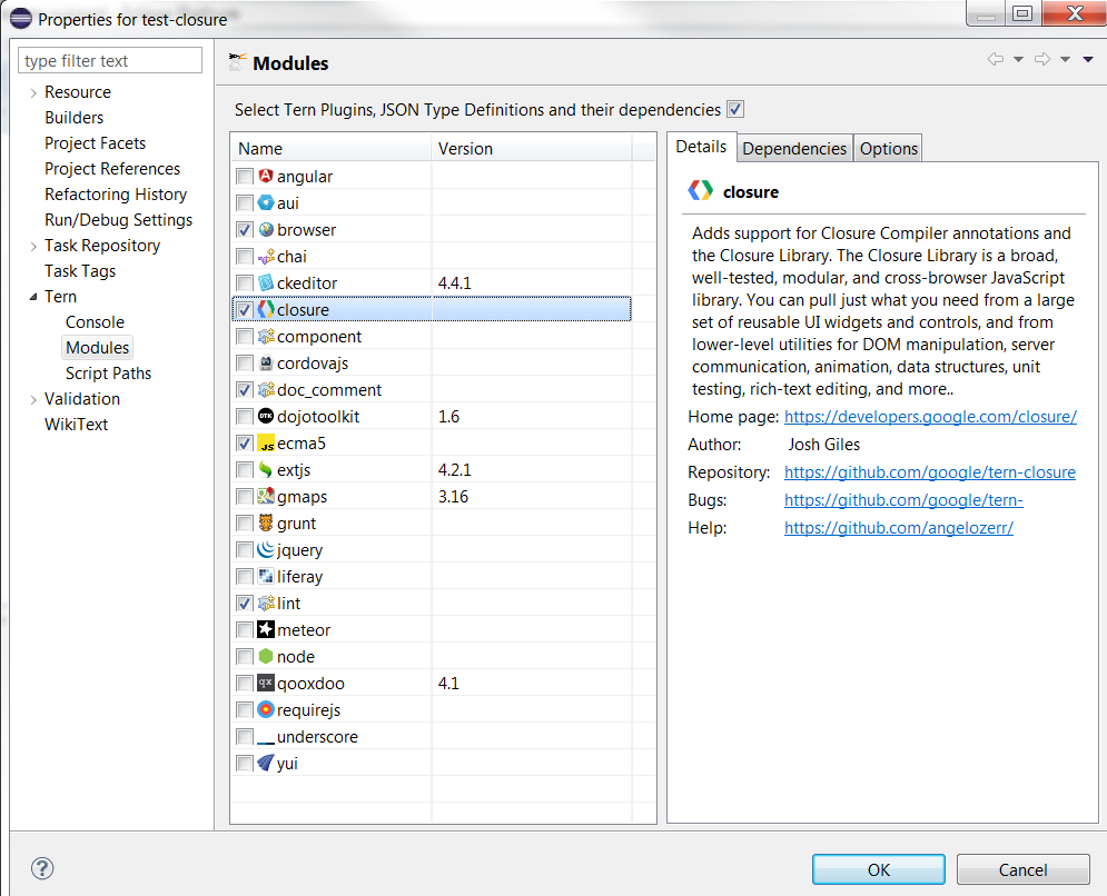 Select Closure Plugin