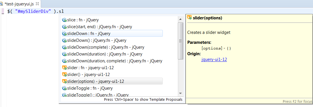 jQuery UI Completion