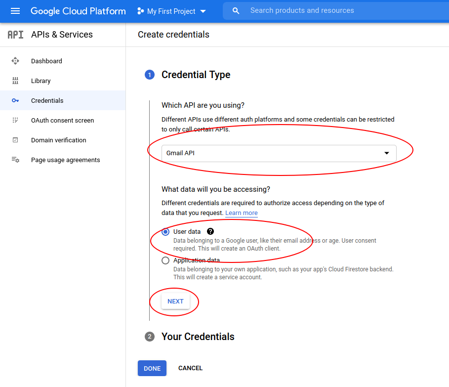 Credential Type