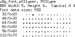 fontpic/u8g_font_p01typer.png